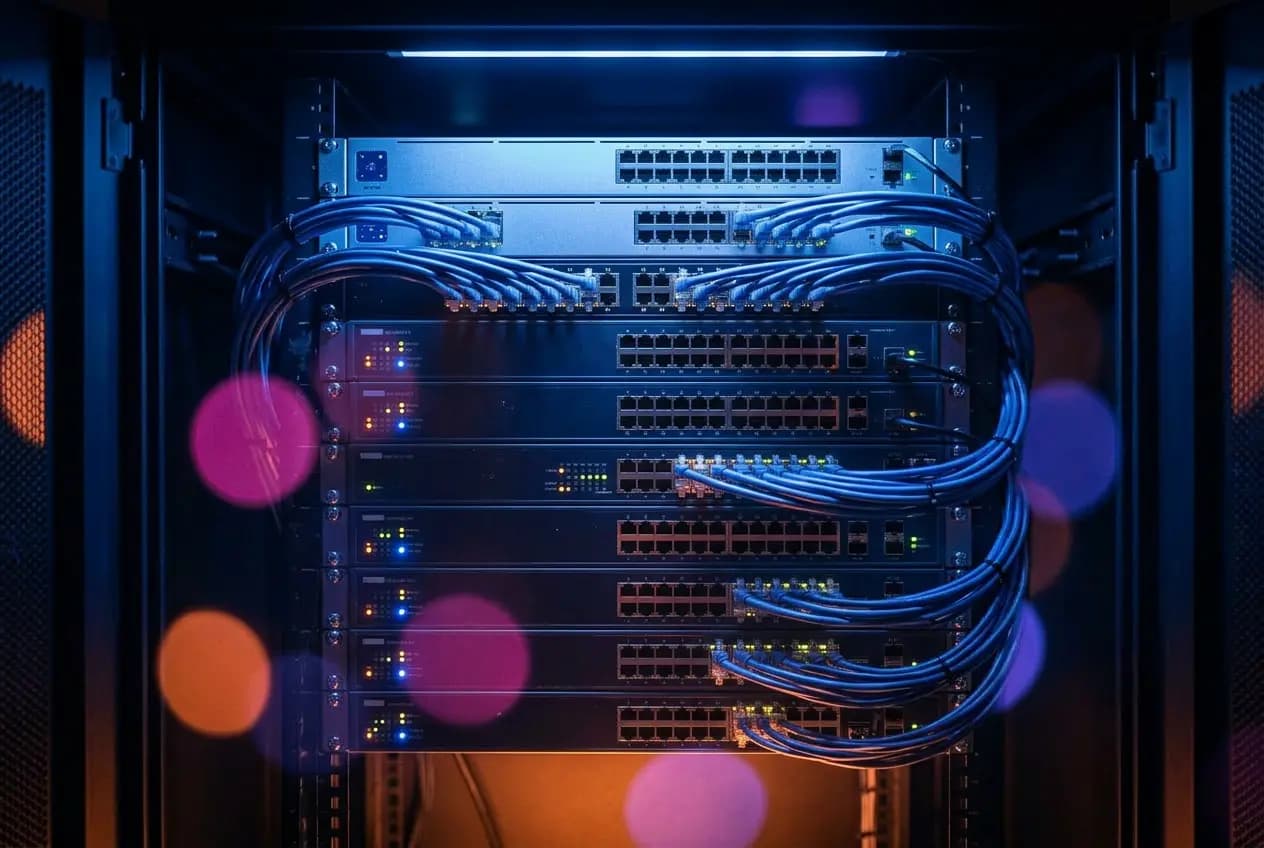 Network rack installation